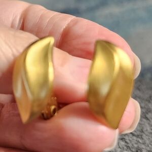 Gold Clip-On Earrings